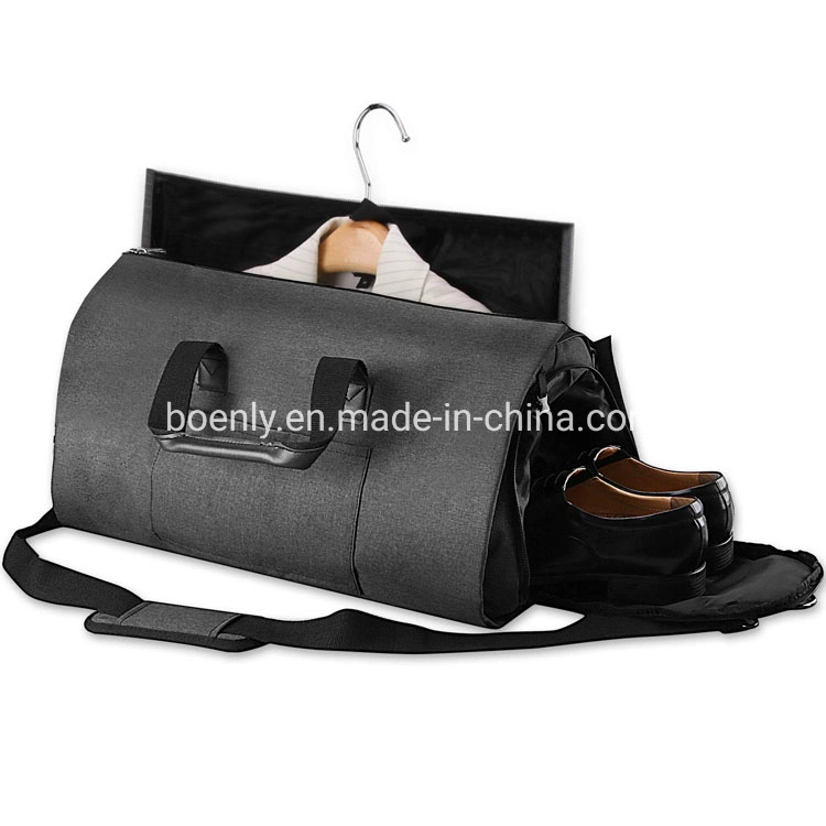 Garment Duffel Bag Suit Bag Travelling Bag Clothes Cover with Pouch for Men&prime; S Women&prime; S
