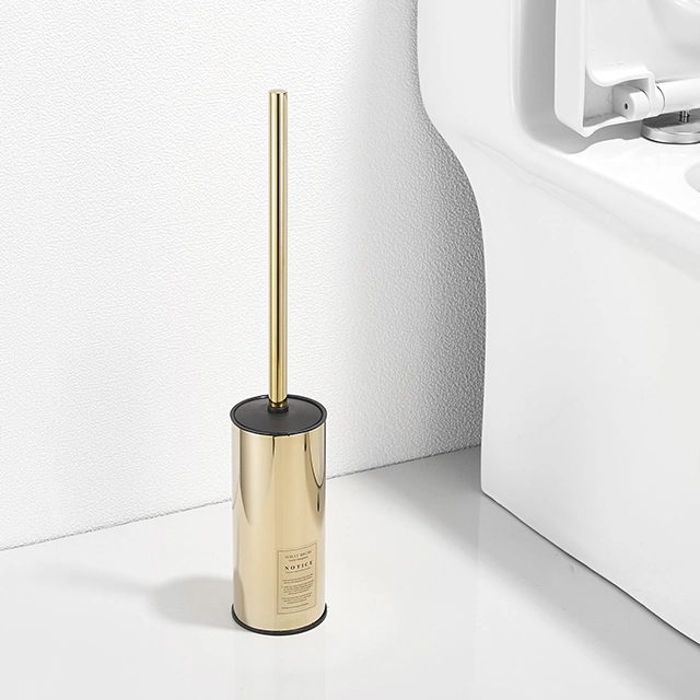 Customized Bathroom Accessories Metal Toilet Brush with Base