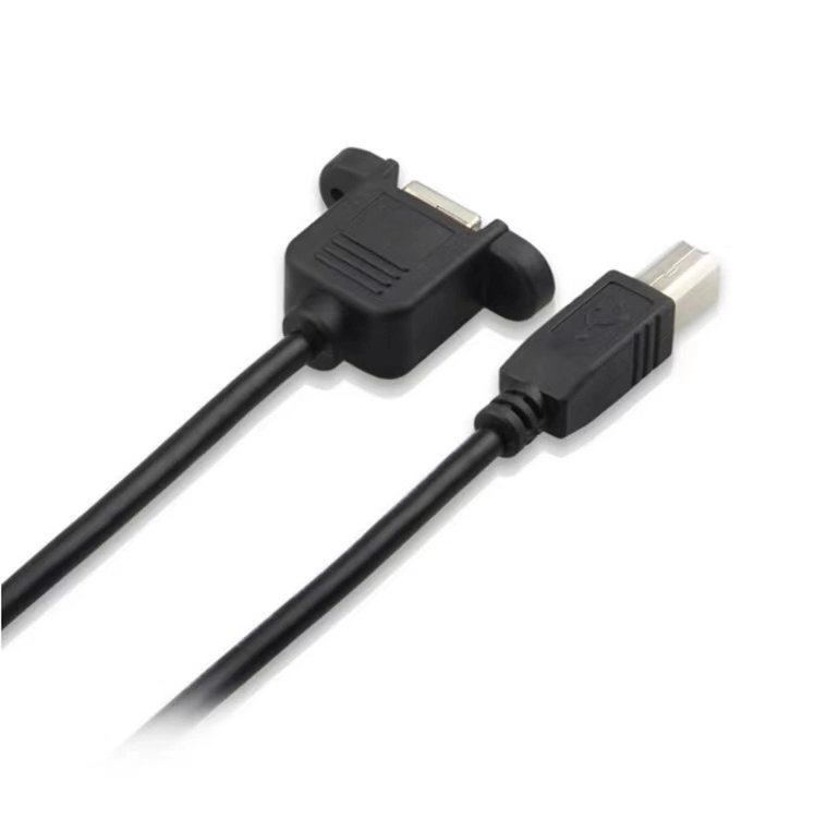 Angle droit 90 degré USB2.0 Câble d'extension de l'imprimante