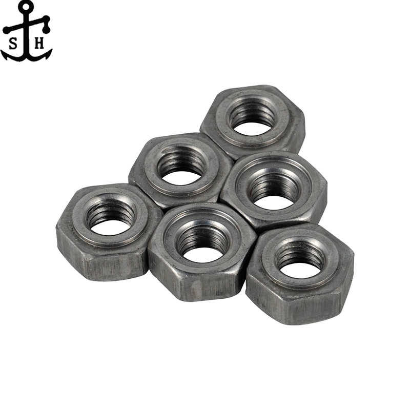 Factory Customized Hex Weild Nuts Without Spot M6 M8 M10 M12 Carbon Steel Plain Concave Convex Weld Nuts