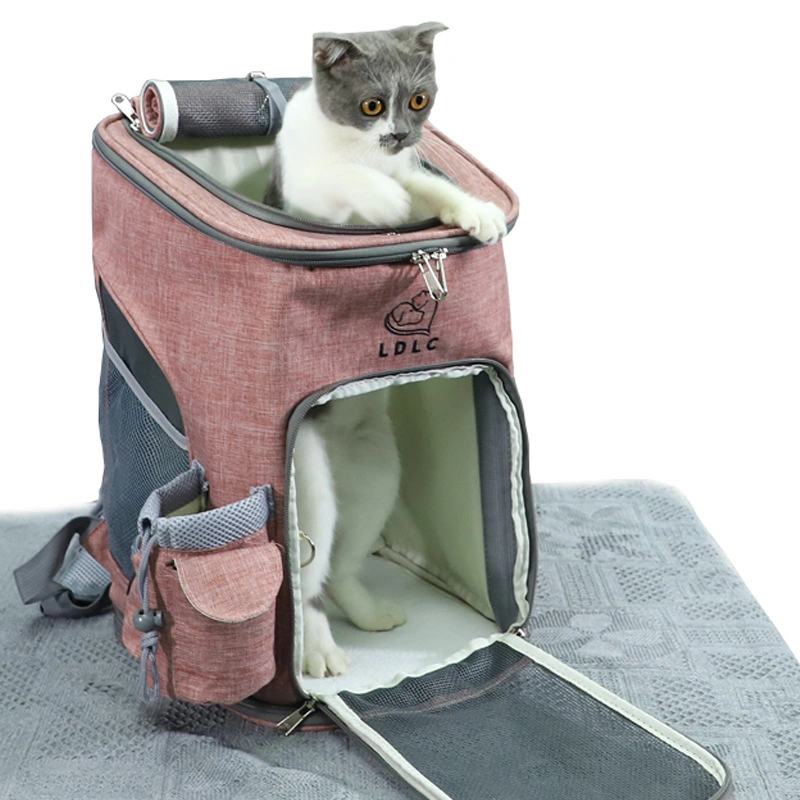 Spot Upgraded Version of Cross-Border Pet Bag Foldable Environmental Protection Breathable Pet Backpack Pet out Cat Bag