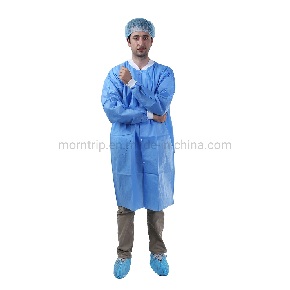 Light Weight Breathable Protective Disposable Medical Lab Coats