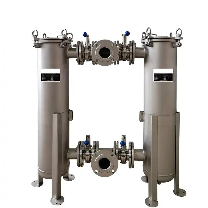 Multi-Bag Filter with Low Pressure Difference, High Throughput and Multiple Repeated Flushing