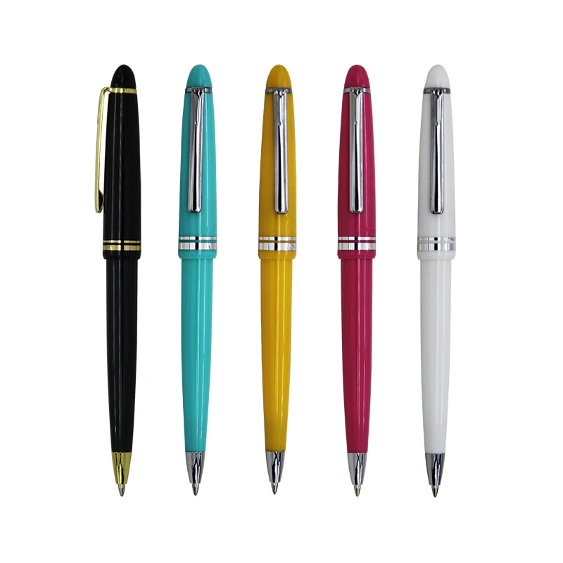 Custom Logo Ballpoint Pen High-Grade Plastic or Metal Signature Pen