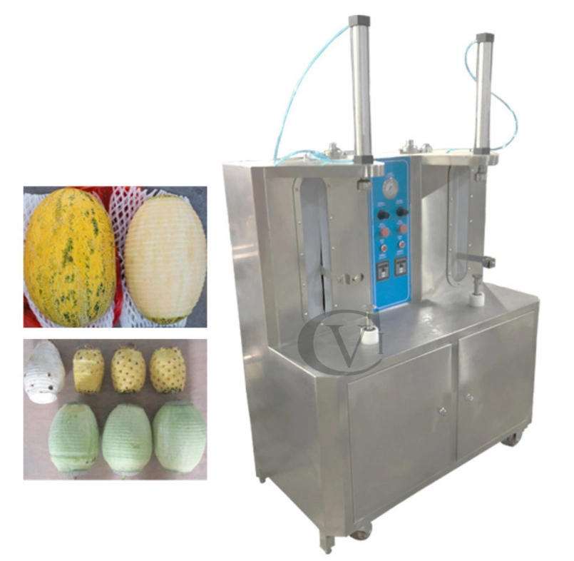 Duplex automatic pineapple and coconut peeling machine