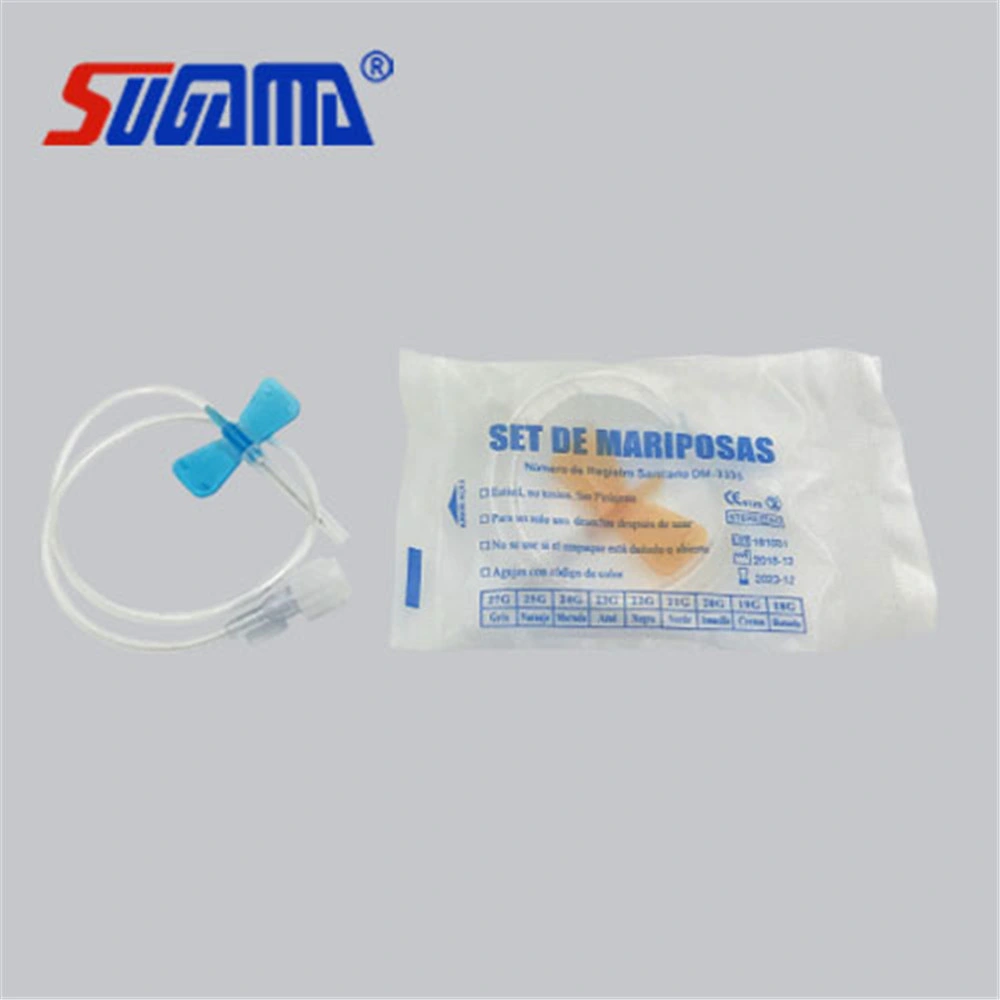 Chinese Products Medical Disposable Scalp Vein Set 22g Butterfly Needle
