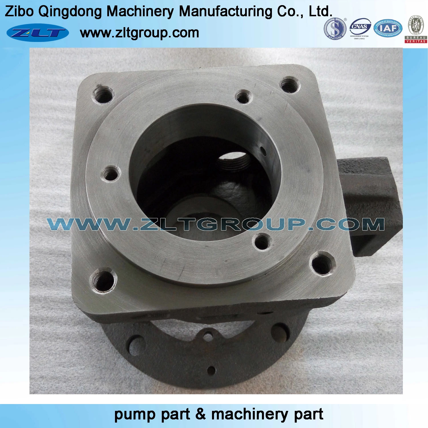 ANSI Chemical Process Zlt196 Pump Bearing Frame by Sand Casting in Ductile Iron