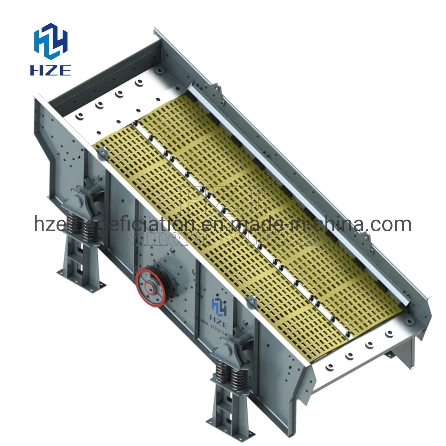 Mine Equipment Self-Centering Vibrating Screen of Mineral Processing Plant