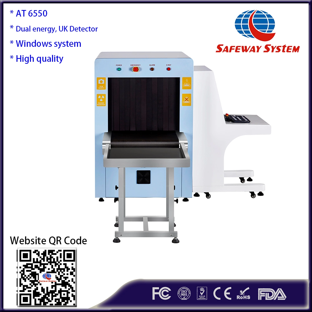 Biggest China Manufacturer Security Check X Ray Baggage Scanner 6550 International Standards Quality with Cheapest Price