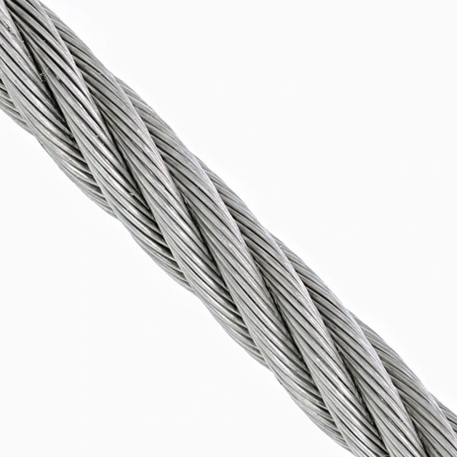 Câble flexible en acier de base de tissu/Wire Rope/PC Strand Fils en acier inoxydable de 6 mm