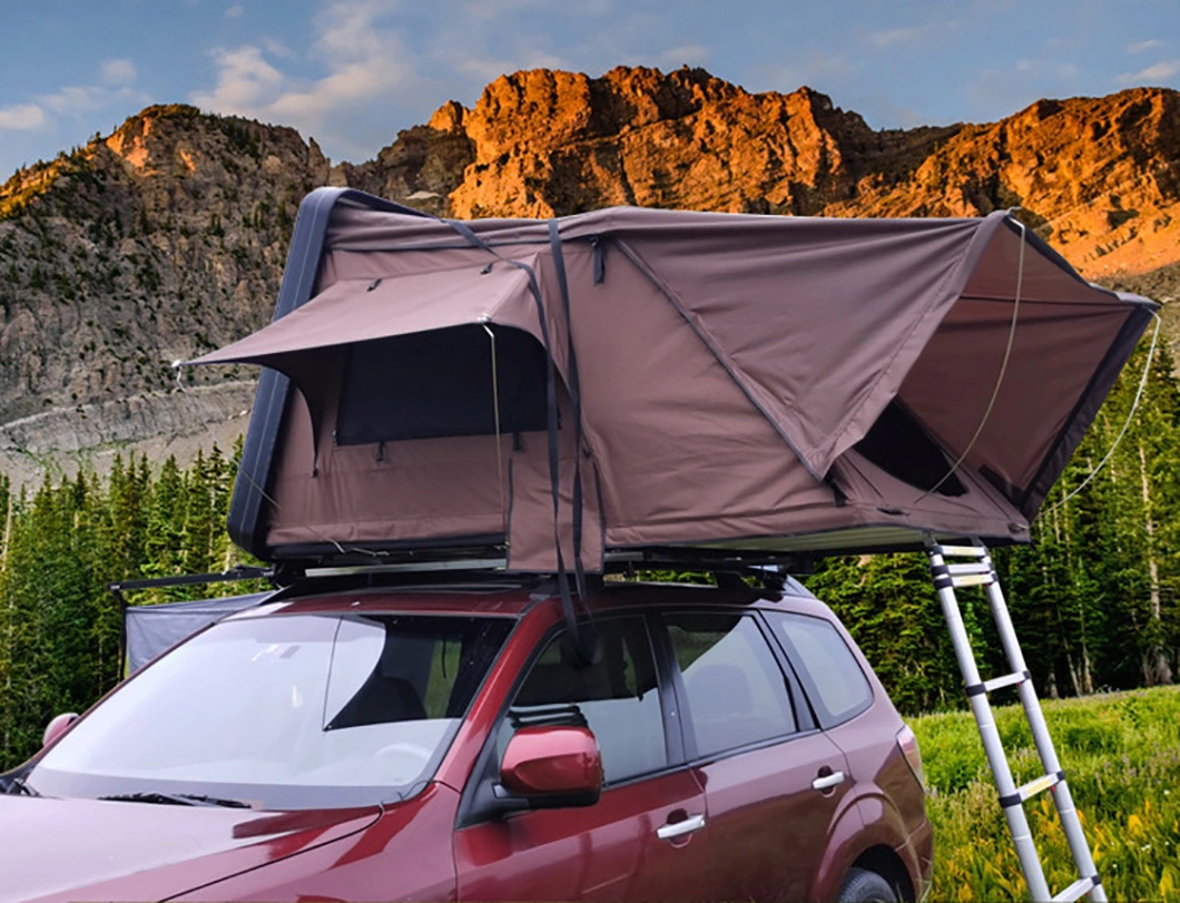 New Product Camping Automatic Hydraulic Support Pole Aluminum Alloy Folding Family Outdoor Car Roof Tent