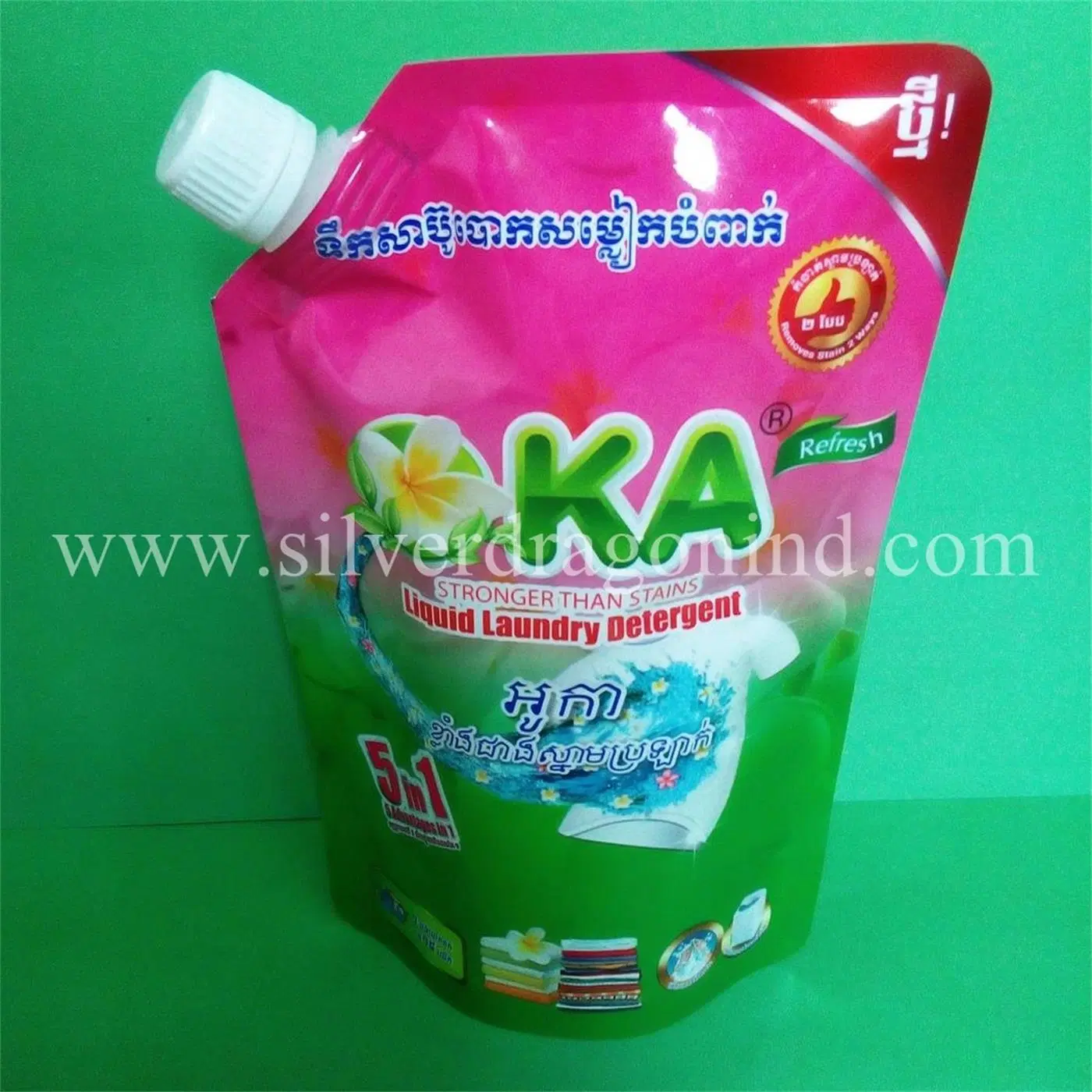 Customized Stand-up Pouch Bag with Spout for Milk Packing