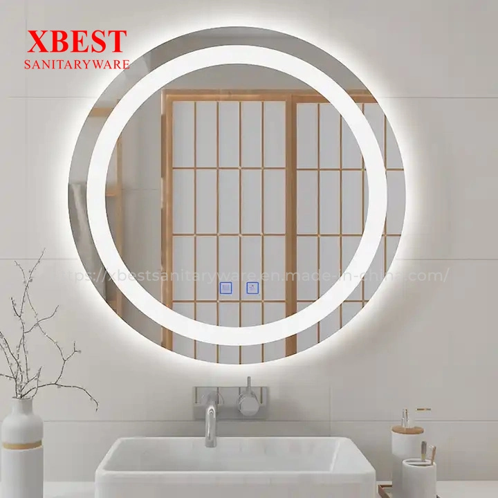 Miroir LED Smart personnalisable pour une utilisation sans buée dans la salle de bain