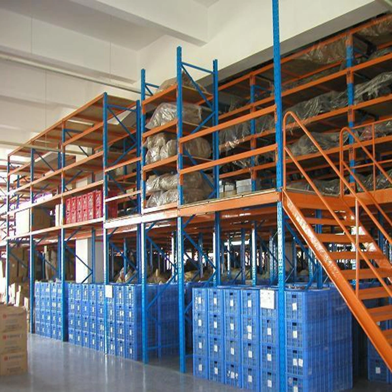 Pallet Rack Shelf Supported Steel Mezzanine Floor/Bookshelf