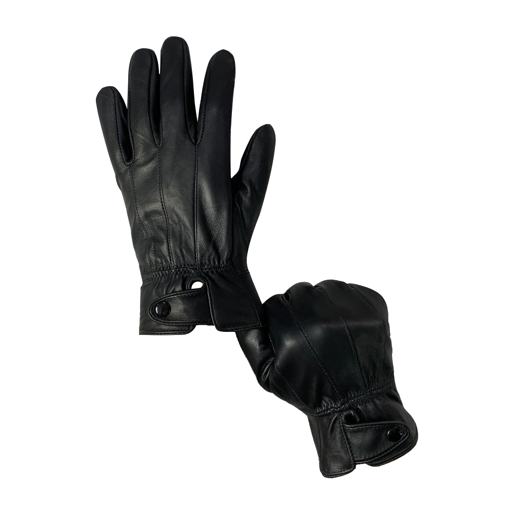 Ladies Winter Touch Screen Warm Fleece Lined SMS Driving Leather Gloves