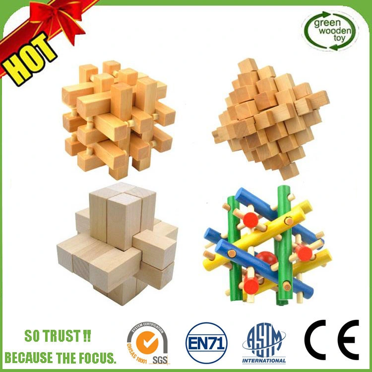 Wooden Puzzle Set, Intelligent Toys for Adult, Iq Puzzle 3D Wooden Puzzle Cube