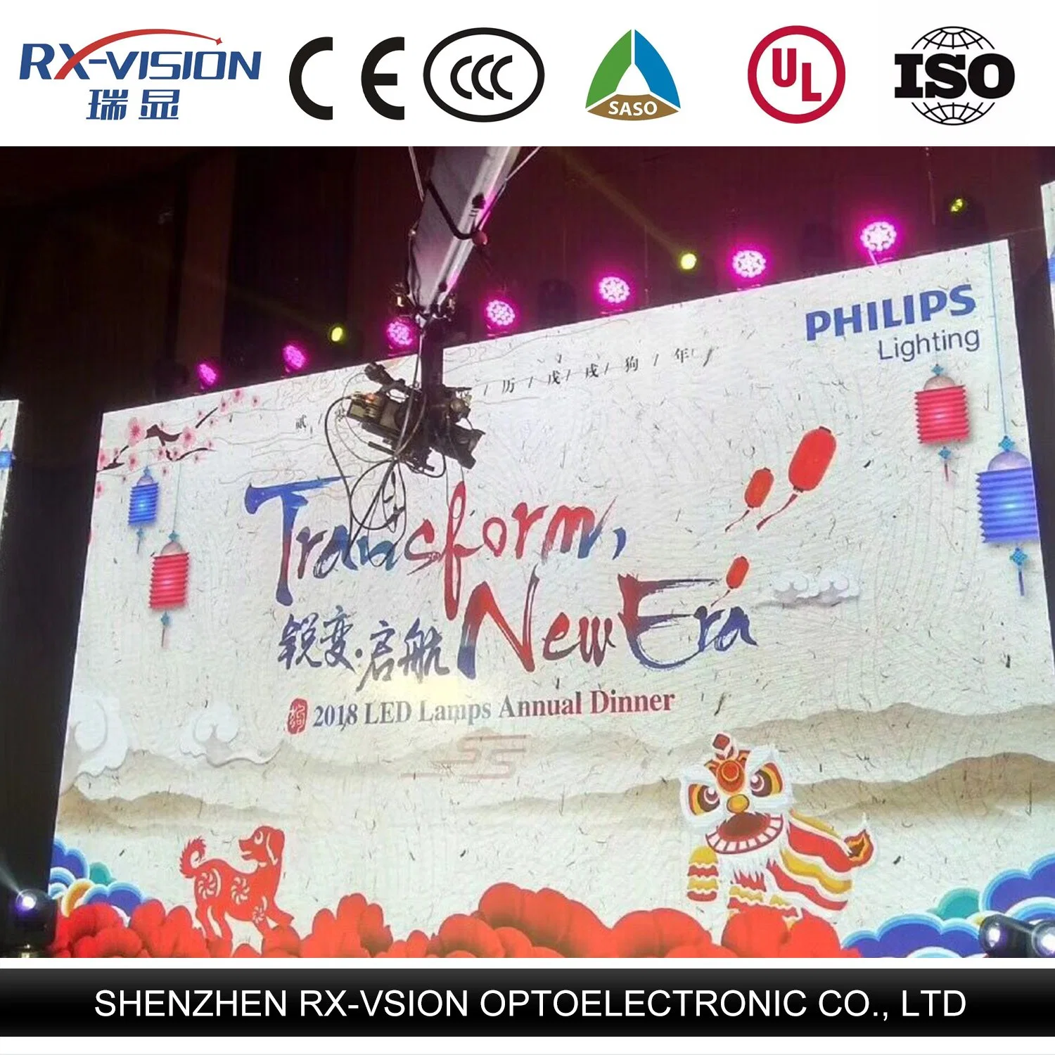 P3.91 High Resolution Stage Indoor Full Color Die-Casting Aluminum Rental LED Display