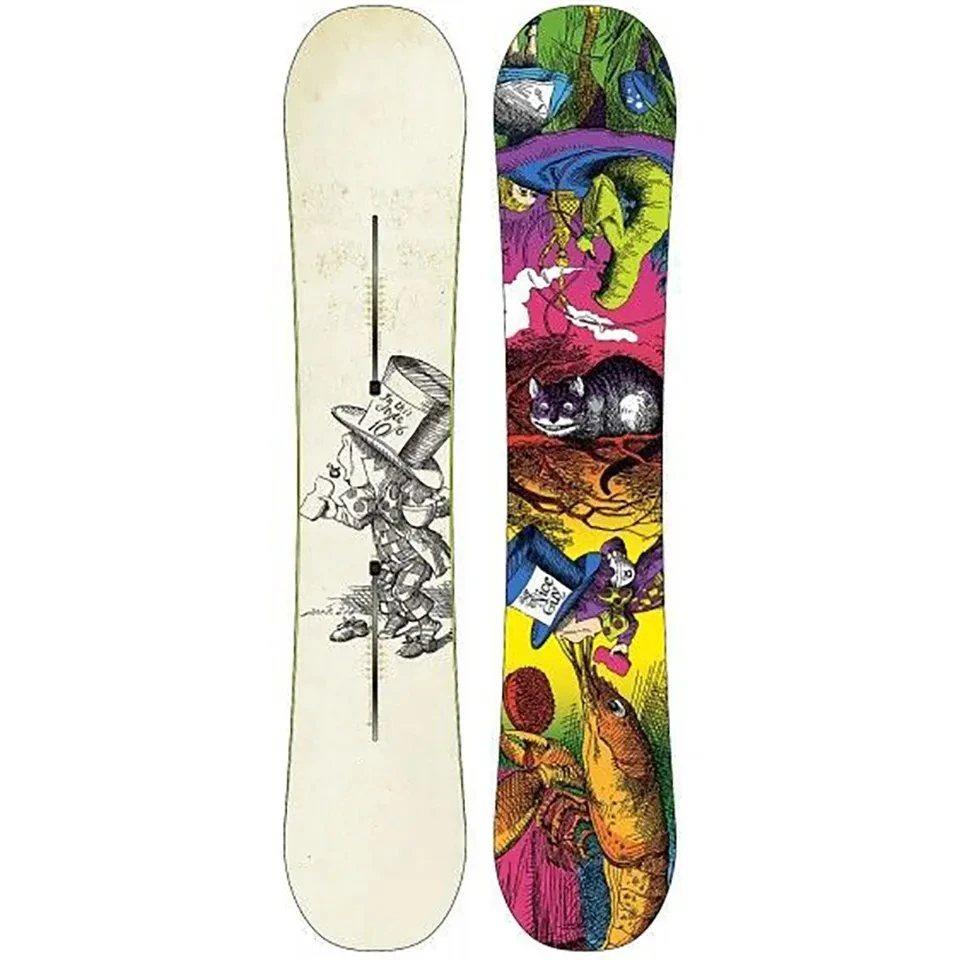 New Men's and Women's Snowboard Equipment Snowboard de fibra de carbono Junta redonda