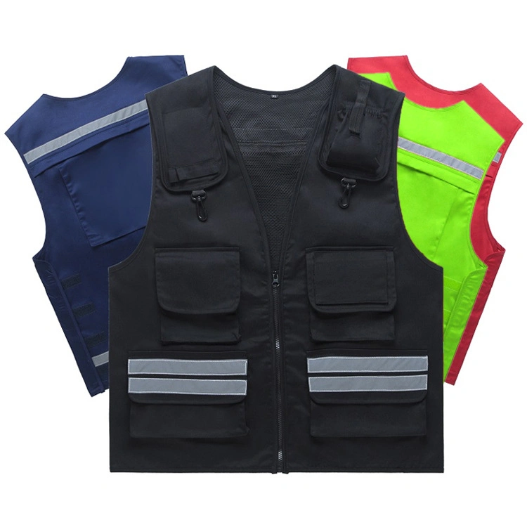 Black High Quality Air Permeability Security Vest