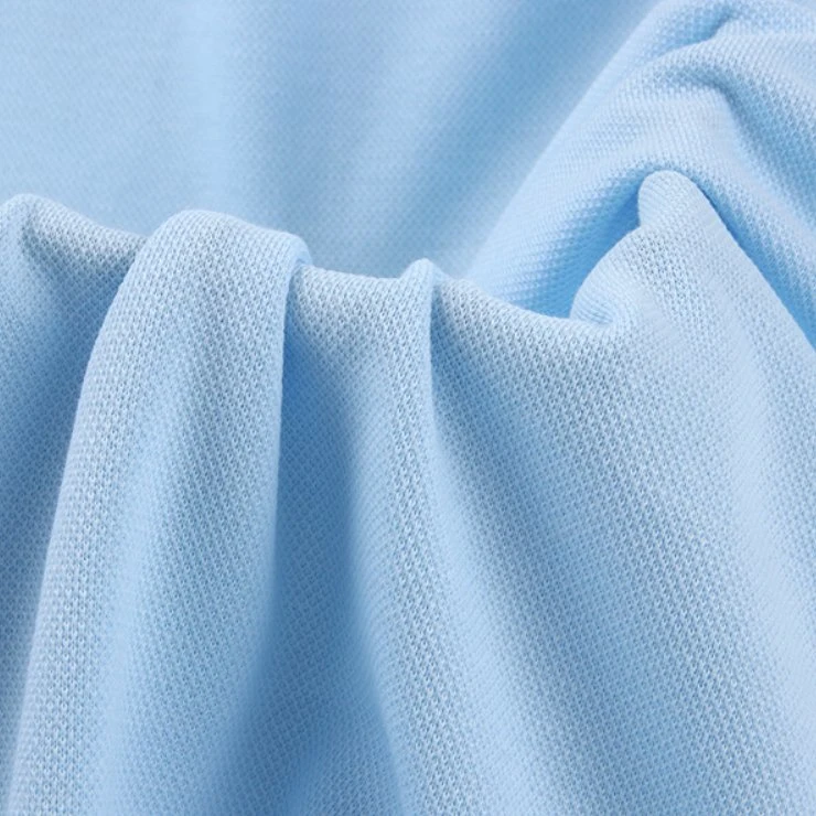 Fabricado na China Piqué tecido de malha de nylon de vestuário elastano poliéster tricotadas de tricotar Piqué tecido de malha Polo T-shirt Mesh tecido líquido para Sportswear, Garment