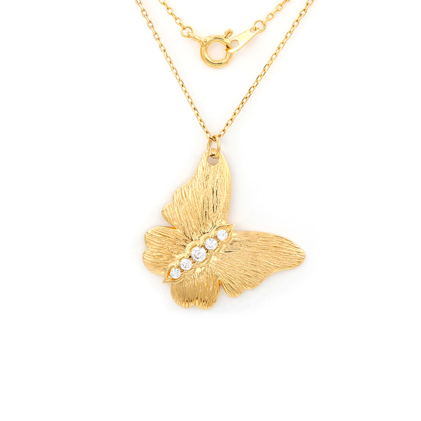 Butterfly Shape Necklace K Gold 925silver Necklace for Women