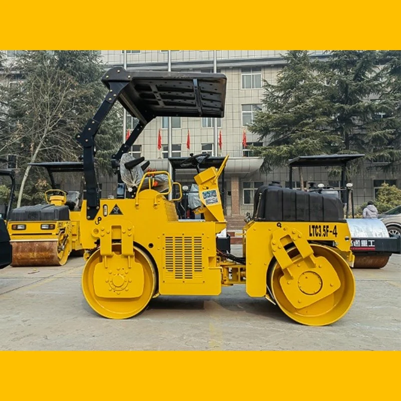 3ton Mechanical Travel Drive Double Drum Road Roller