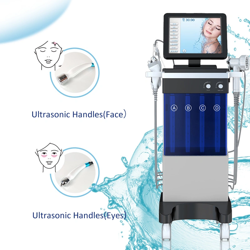 Бесплатная доставка Hydro Diamond Dermabrasion Oxygen Face Hydra Aqua Facial Очистите Microdermabrasion Machine