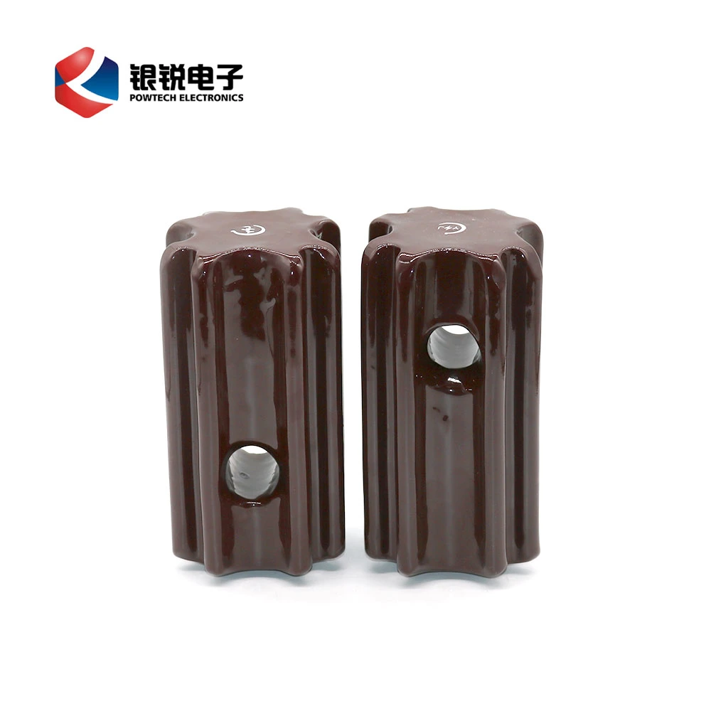 Brown Color Porcelain Stay Insulator for Pole Line