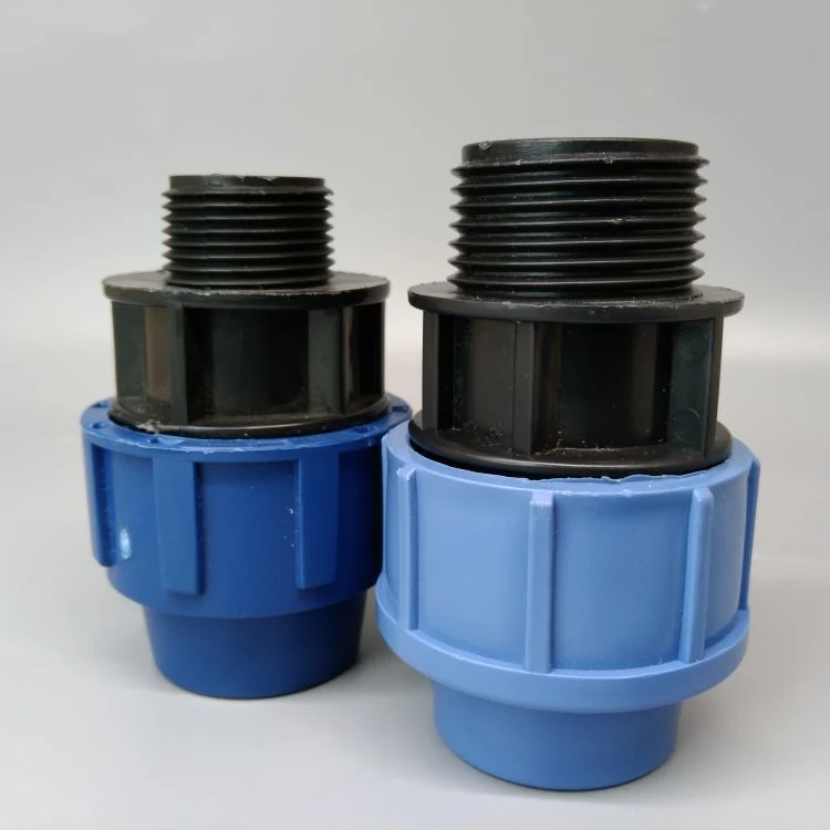 High quality/High cost performance  Drip Irrigation HDPE Pipe Fitting Water Supply Pipe PP Compression Pipe Fitting Quick Connector