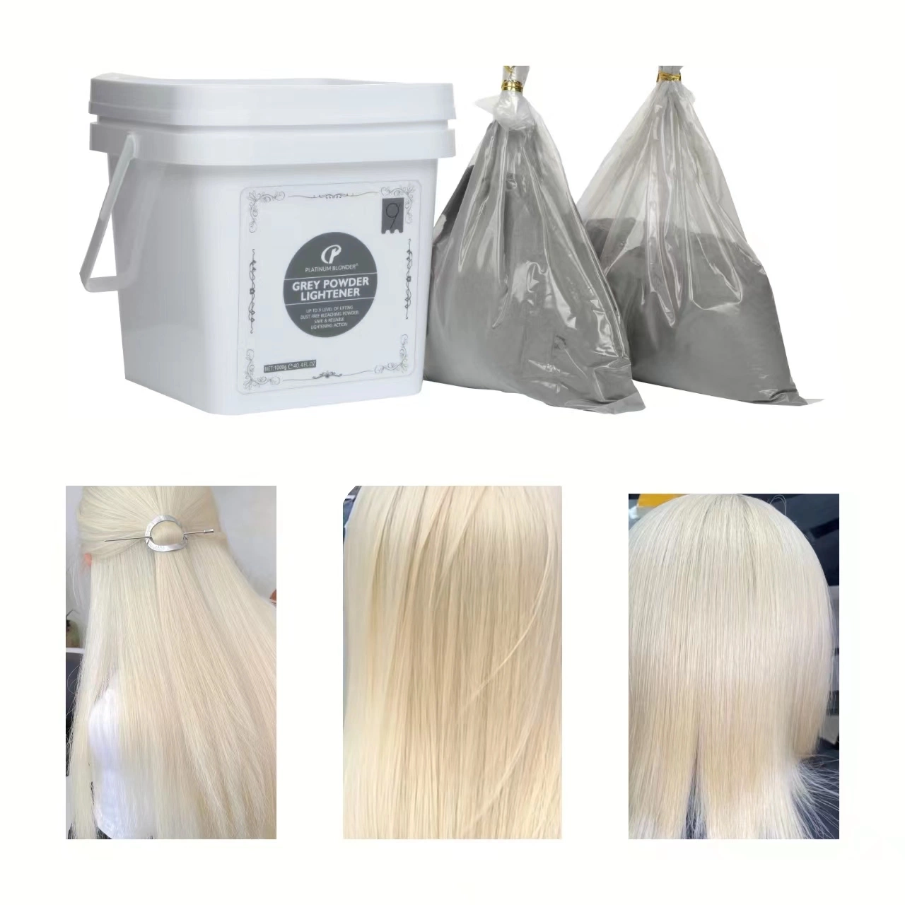 Custom Extra Strong Hair Bleaching Powder up to 9 Levels Bleach Powder