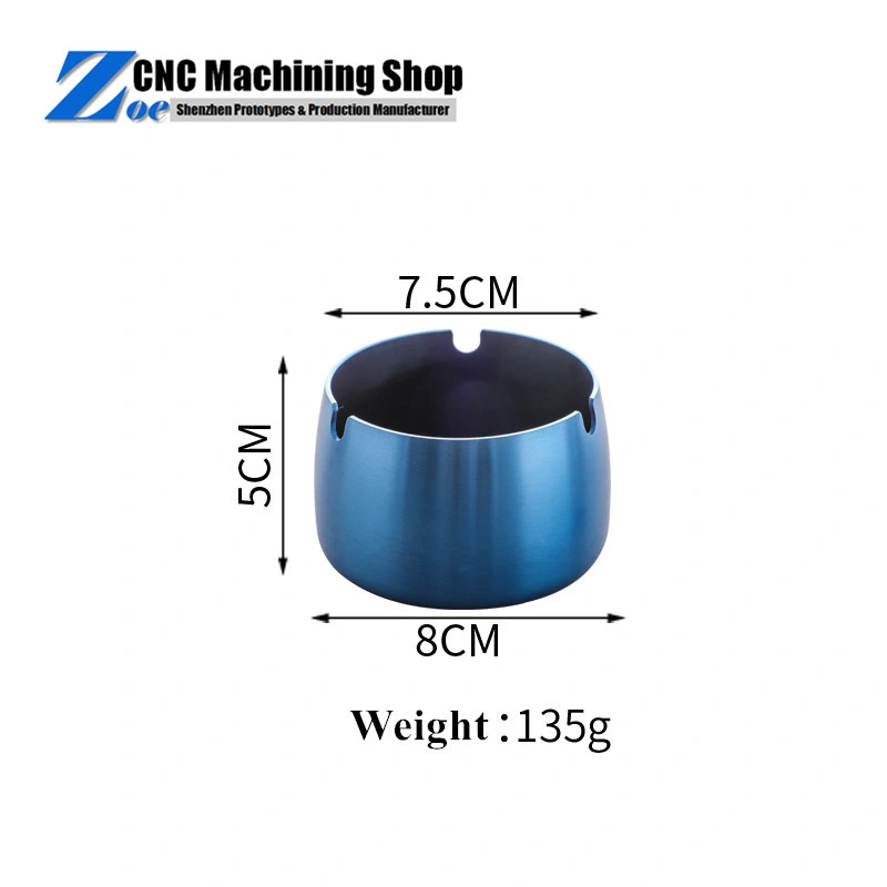 CNC Machining Metal Fabrication Custom Small Ashtray, Stainless Steel Ashtray, Metal Ashtray, Cool Ashtray, Vintage Cigar Ashtrays, Car Ashtray