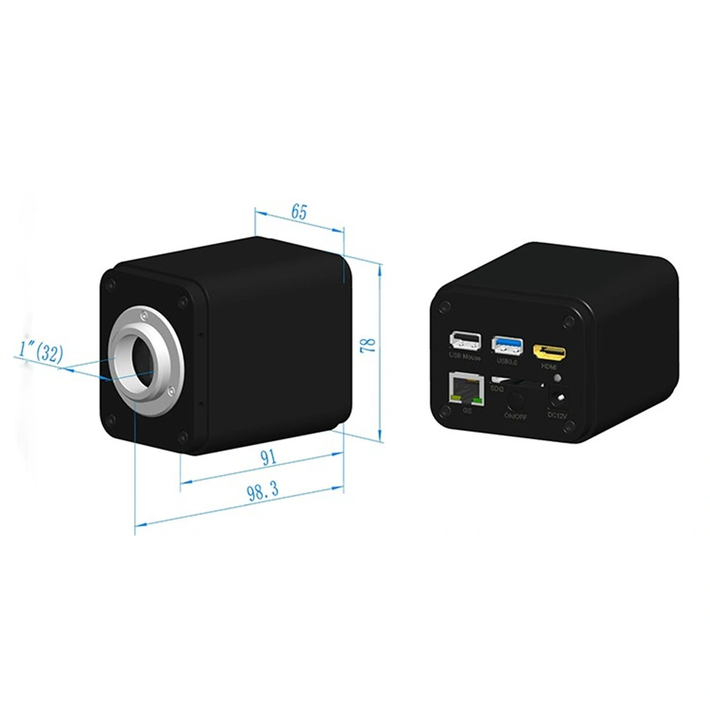 8m 4K Autofocus Cámara Ultra HD compatible con HDMI Cámara microscopio digital