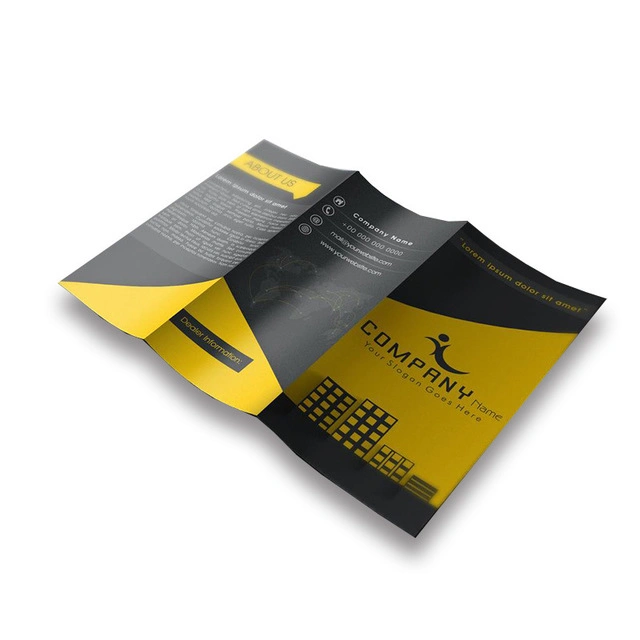 Custom Art Paper Printing Folding Brochure A5 Small Booklet Flyers Pamphlet Instruction Manual