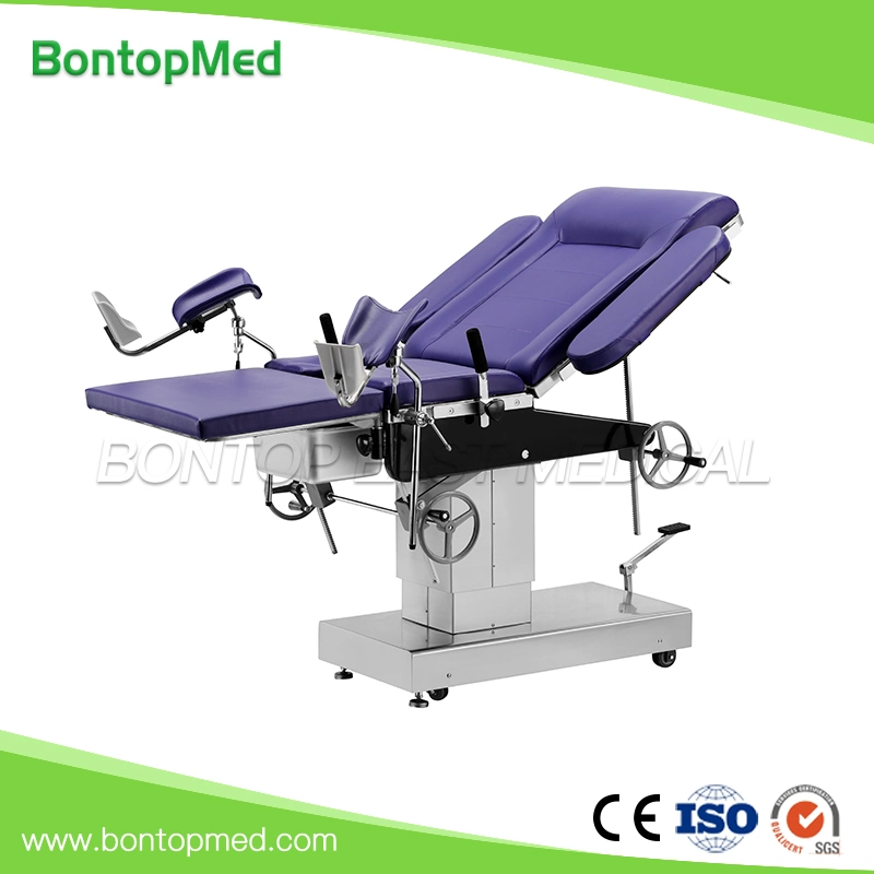 Hospital Medical Electric Hydraulic Manual Surgical Examination Operation Obstetric Gynecology Maternity Delivery Bed Operating Table