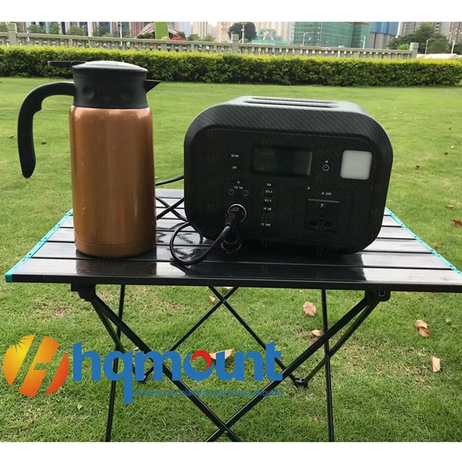 HQ Mount Portable Power Station 600W Solar Power Station Solar Generator