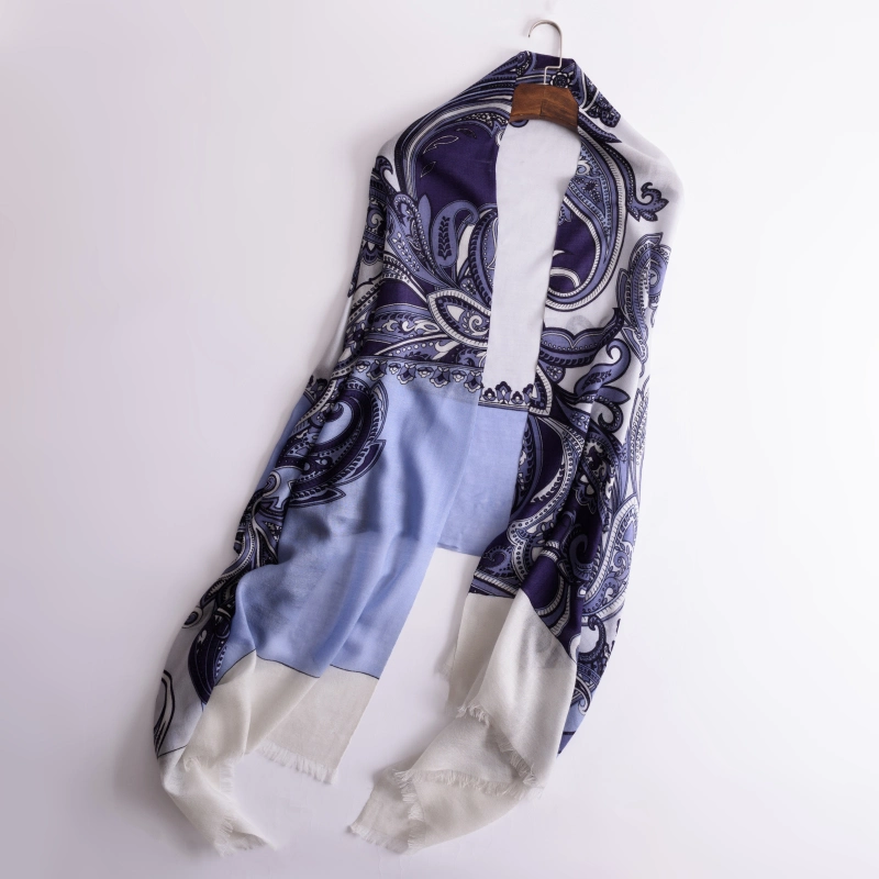 European Style Fashion Classical Printing Pashmina Wool Shawl