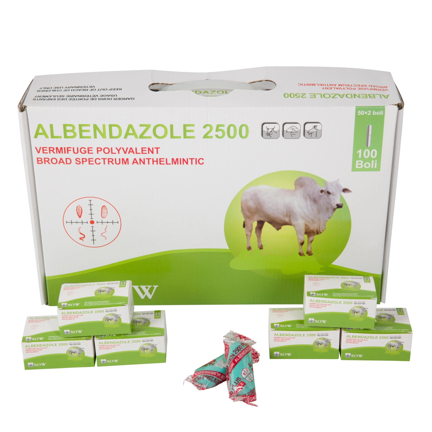 Albendazol Bolo 2500mg Tabletas de veterinaria nº 2