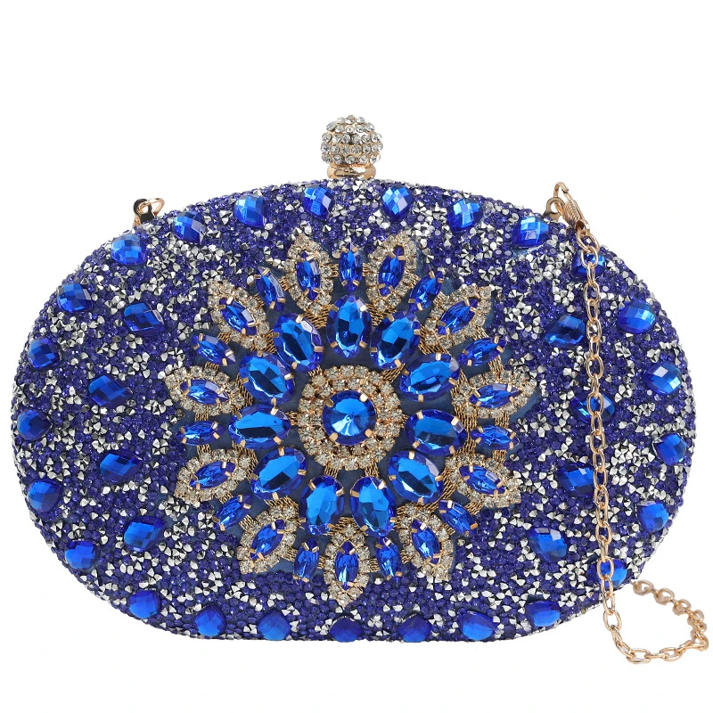 New Sunflower Diamond Encrusted Evening Bag