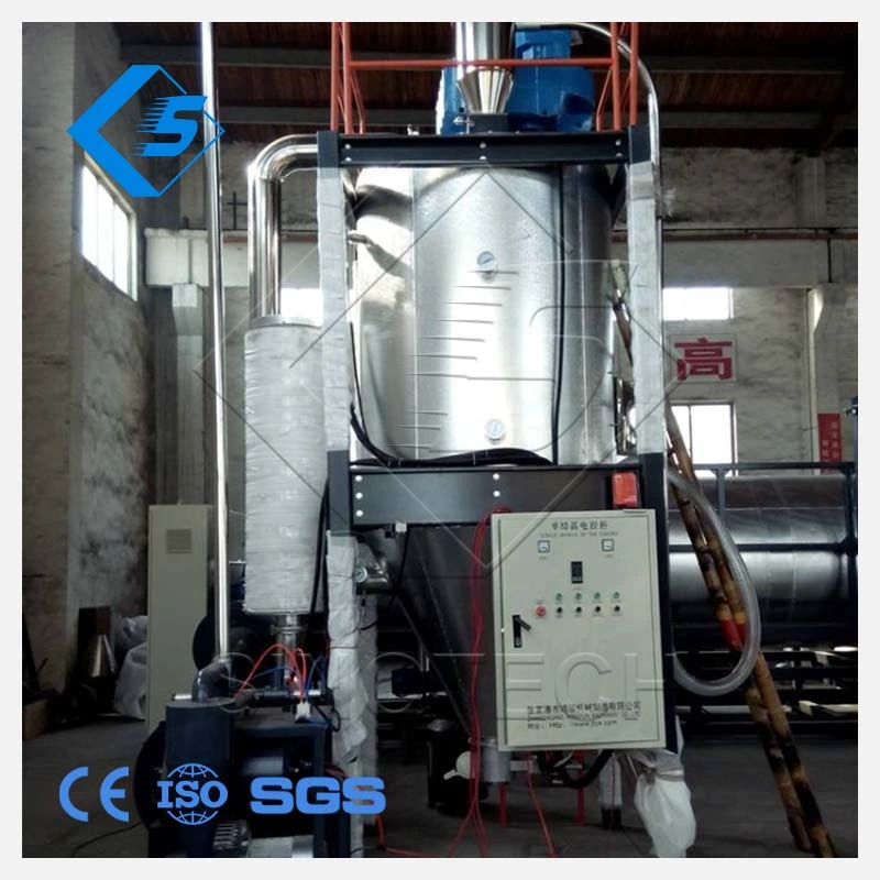 Sinotech Air Flow Drier Plastic Crystallizer Hopper Dryer Crystal Pet Flakes Pet Crystallization Drier