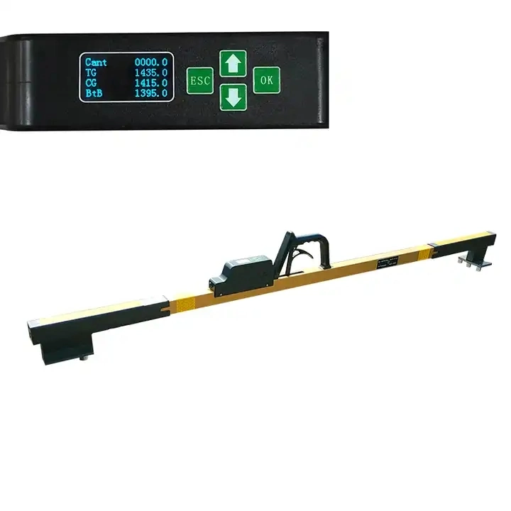 Measuring Turnout Track Gauge Level of Digital Switch Track Gauge