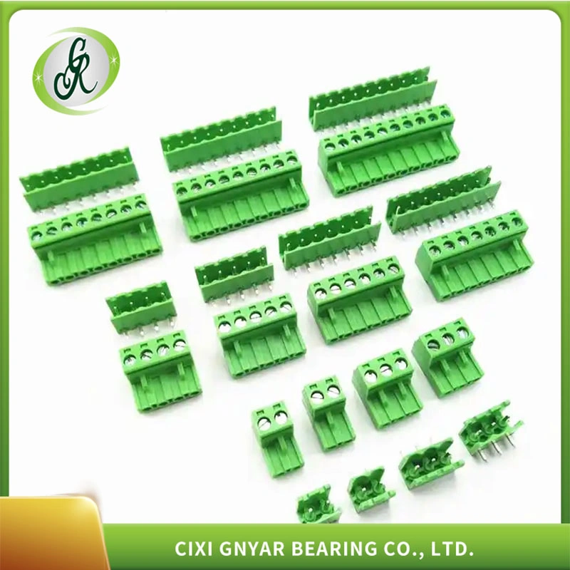 3.5 de alta calidad 3,81 5,08 7,62 mm Conector Eléctrico el tornillo de PCB Verde 2 3 4 Bloque de terminales