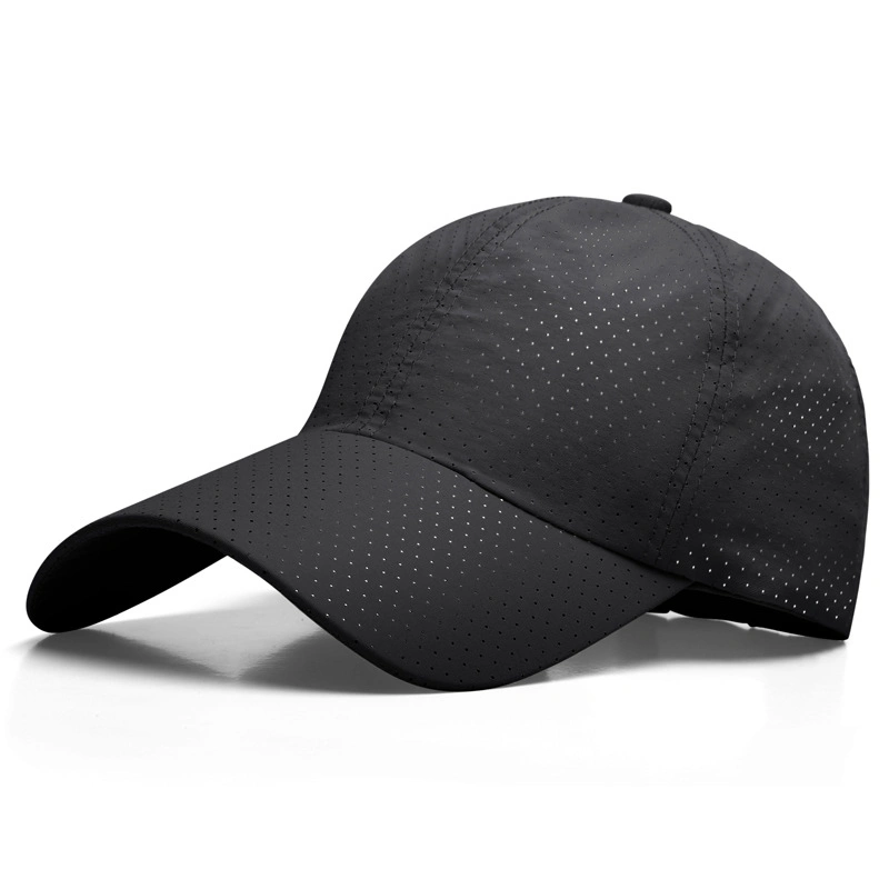 Wholesale Custom Breathable Quick Dry Baseball Cap Solid Colour Sunshade Outdoor Sports Hat Men and Women Sun Hat