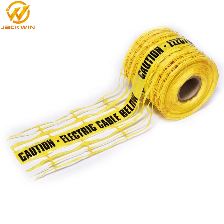 200mm*100m Plastic Safety Warning Tape Underground Detectable Warning Mesh