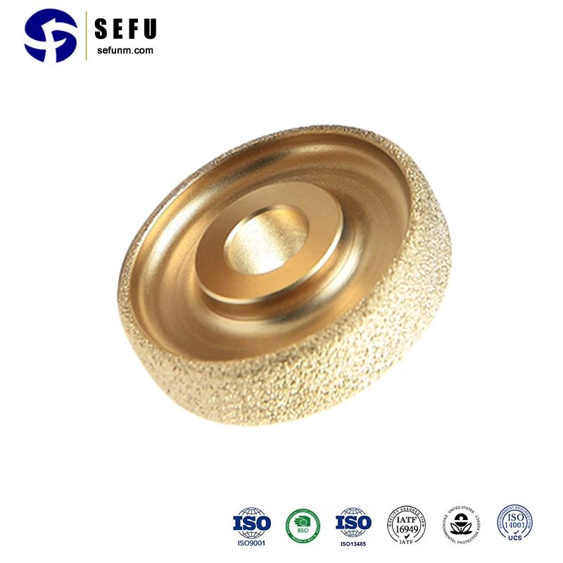 Sefu China Brazed Diamond Bohrwerkzeuge Lieferanten 150mm Vakuum Brazed Diamant Schleifscheibe Super Schleifscheiben zum Schleifen von Metall