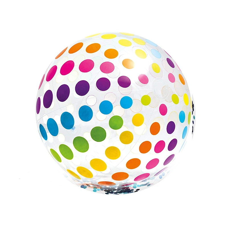 Eco Friendly Promoción de grandes bolas gigantes de PVC Playa con encargo Impresión de logotipos