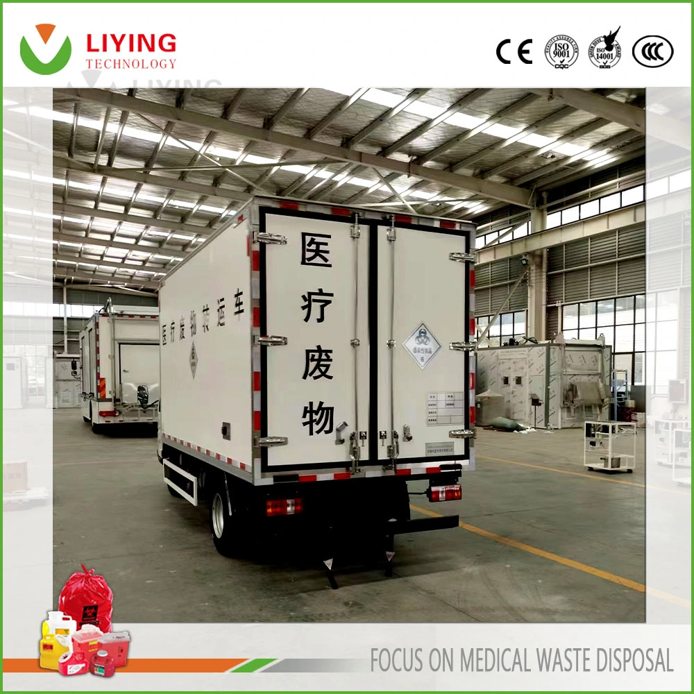 Hazardous Medical Refuse Transfer Vehicle with Refrigeration Function