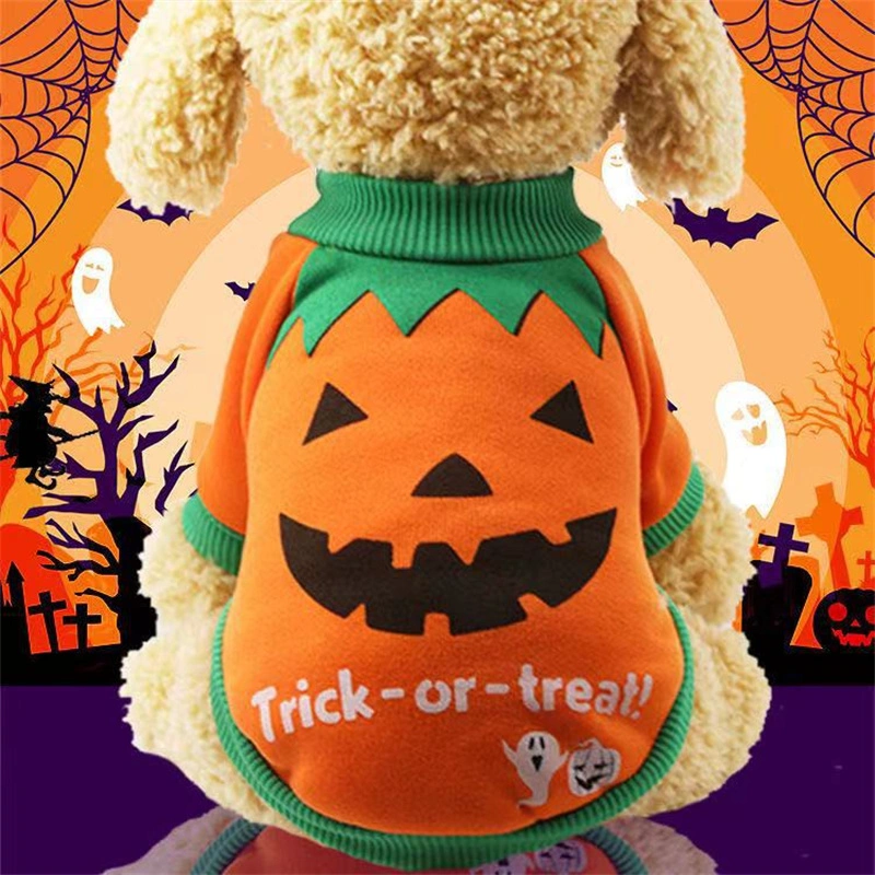 Halloween Pet Clothes Pumpkin Style Dog Clothes Ropa Fashion Clothing Accessories Dog and Cat