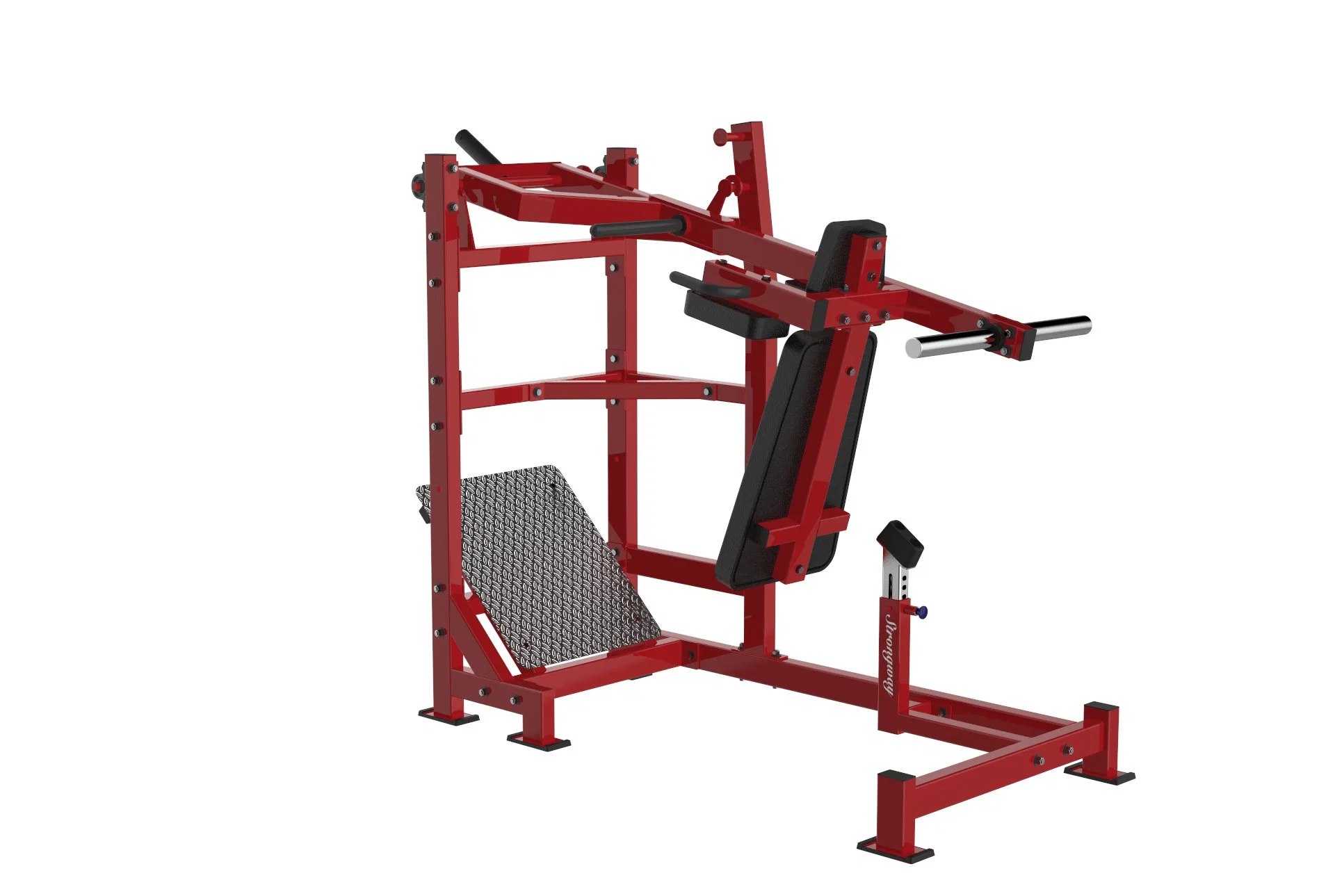 Ginásio comercial placa equipamento carregado de força muscular Pêndulo Formador Agachar Leg Press Máquina Agachamento Hack Machine