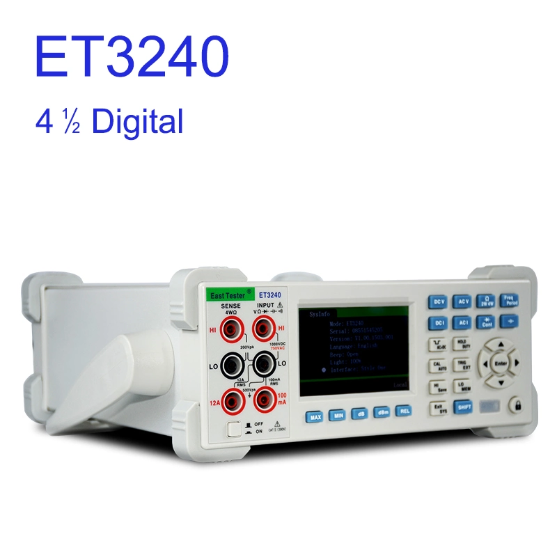 Et3240 4 1/2 dígitos 22000 cuentas High Precision Benchtop Digital Medición de ac dc de multímetro