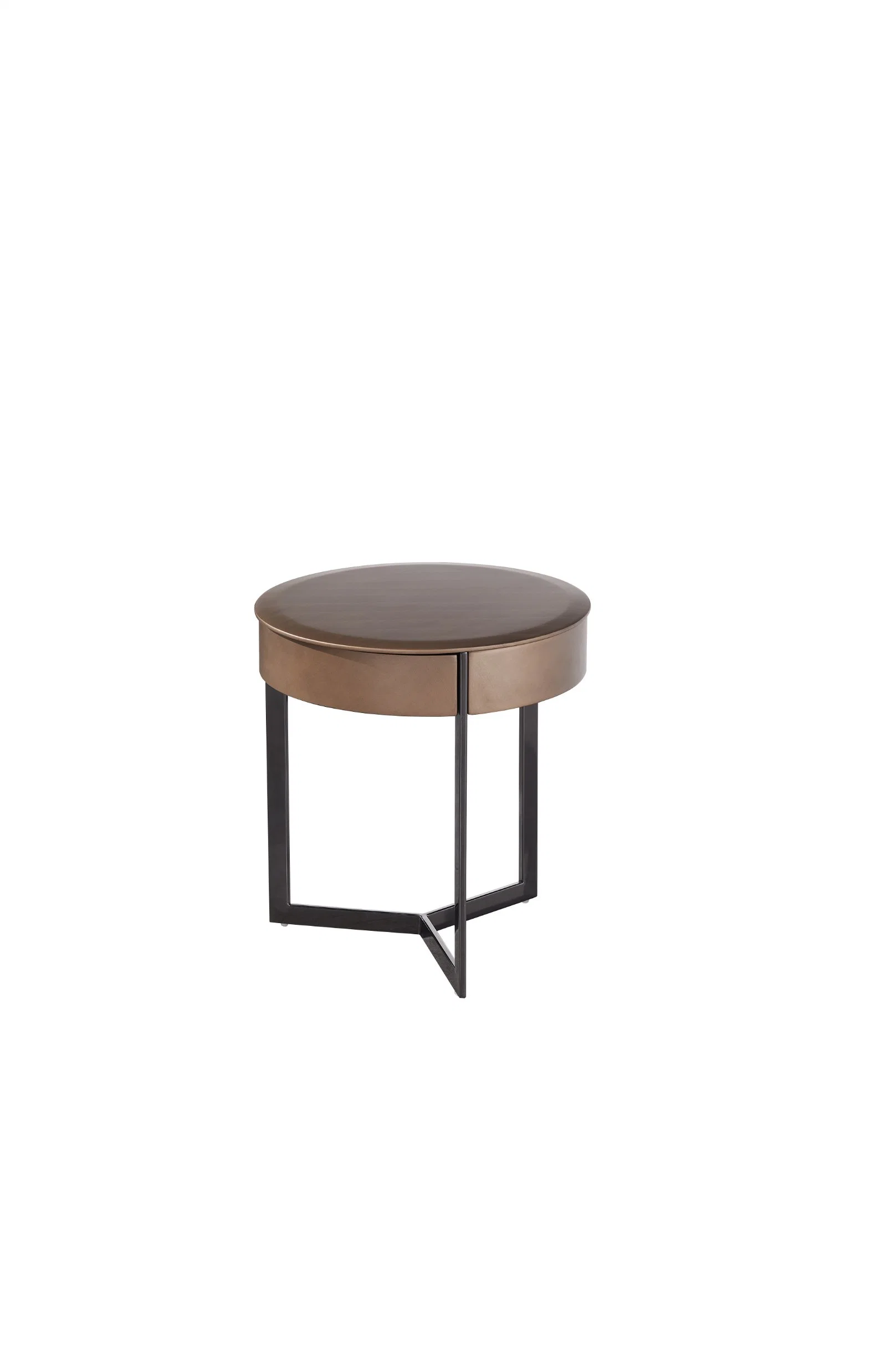 Moderne double tiroir brillant mobilier de peinture chevet Table table de nuit moderne Table de chevet